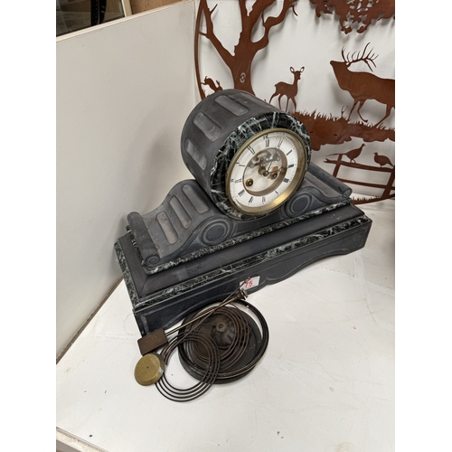 75 - heavy mantle clock