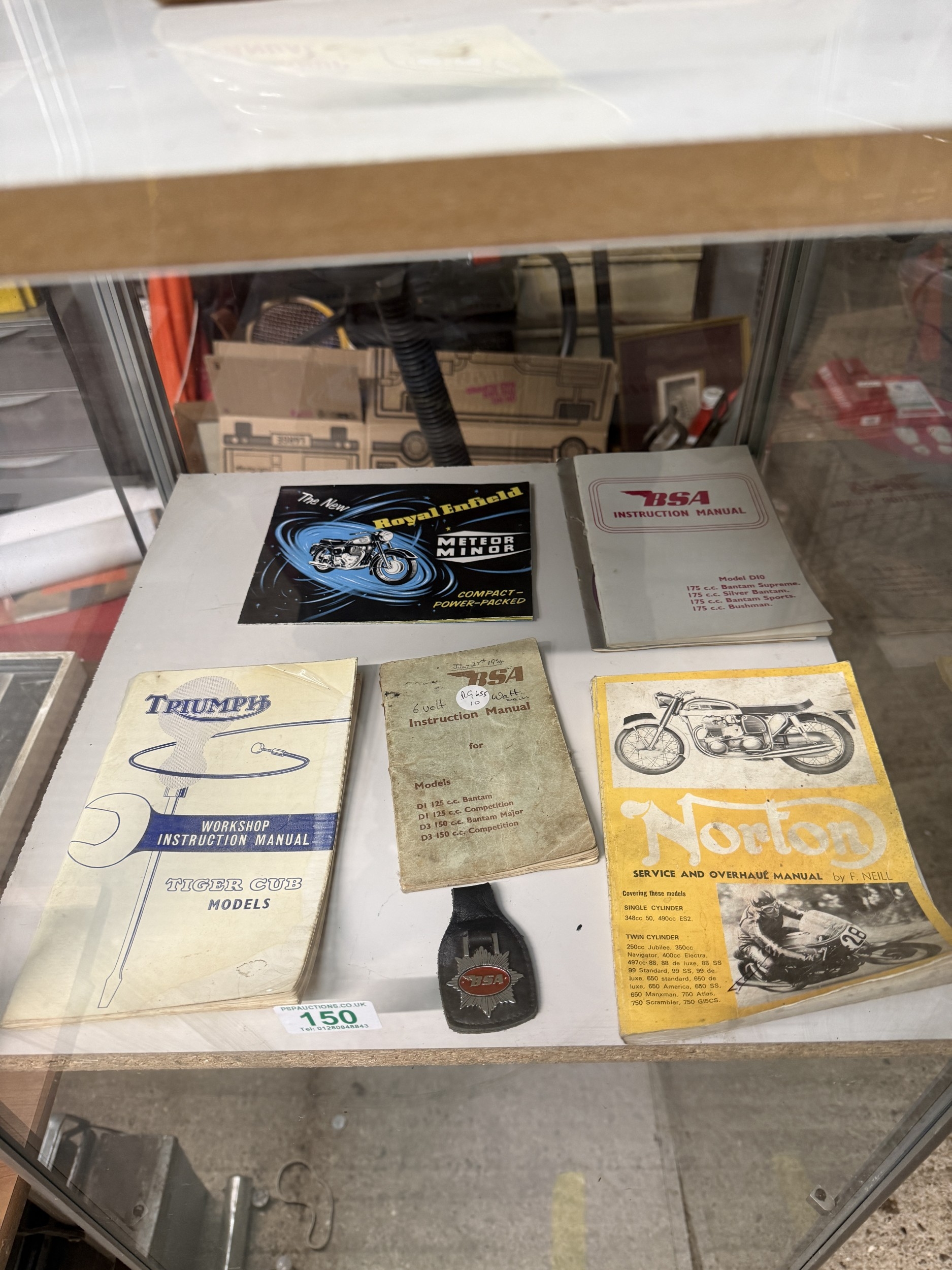 bsa triumph norton manuels etc