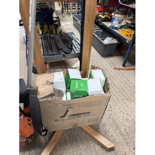 box of protective masks