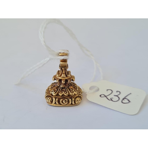 236 - 19thc intaglio fob seal