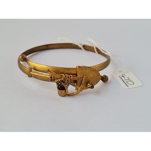 470 - A South Africian metal miners bracelet