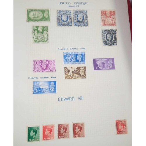 1072 - Box with assorted GB Mint and used stamps / sheets