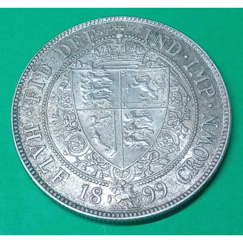 1114 - Good grade 1899 half-crown