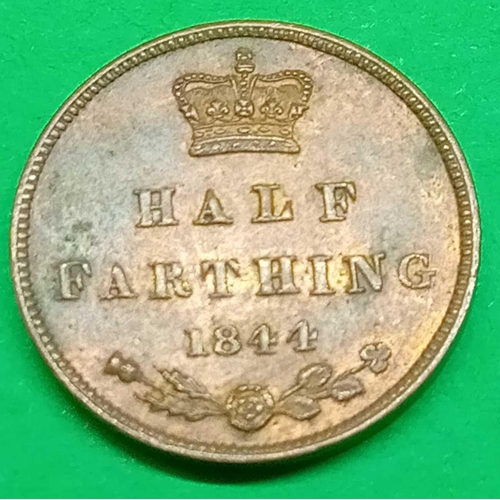 1140 - 1844 half-farthing extremely fine