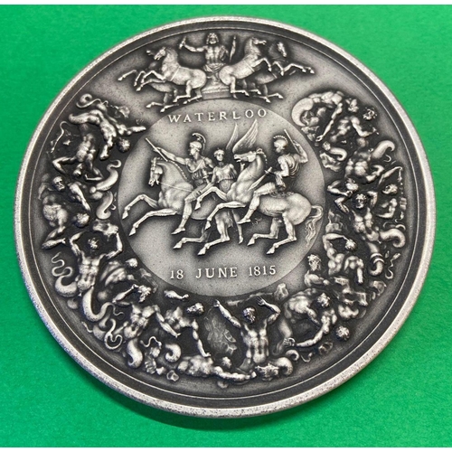 1219 - Royal mint Pistrucci Waterloo medal, original price £495