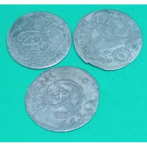 1241 - Three more 18th Century European coins