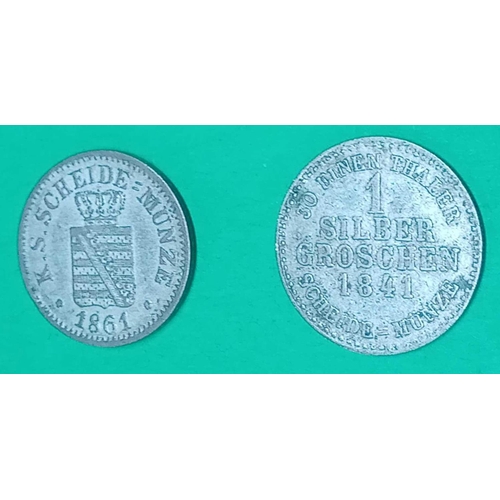 1248 - Two 19th Century German coins