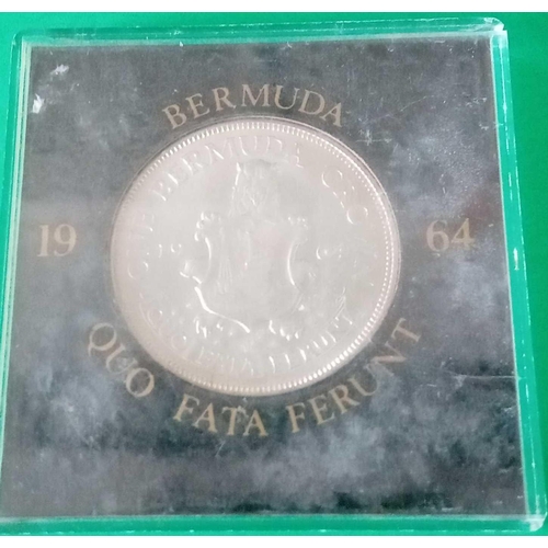 1253 - 1964 Bermuda silver crown