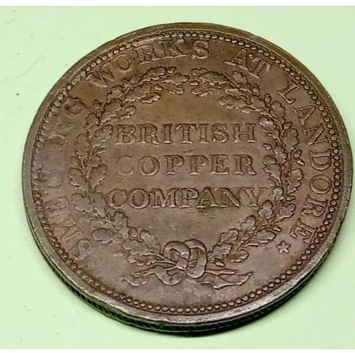 1272 - British copper company token