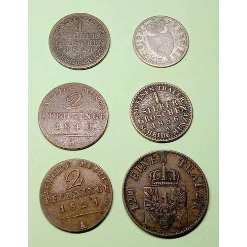 1380 - German states coins 19th Century