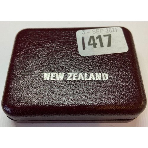 1417 - 1978 New Zealand proof silver dollar