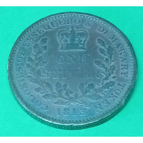 1460 - British Guiana colonial issue stives, 1813.