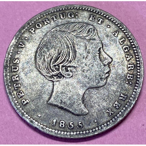 1465 - Portugal 200 reis 1855