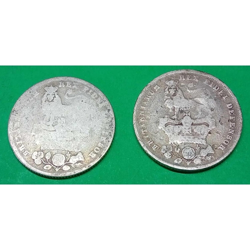 1501 - George IV shillings