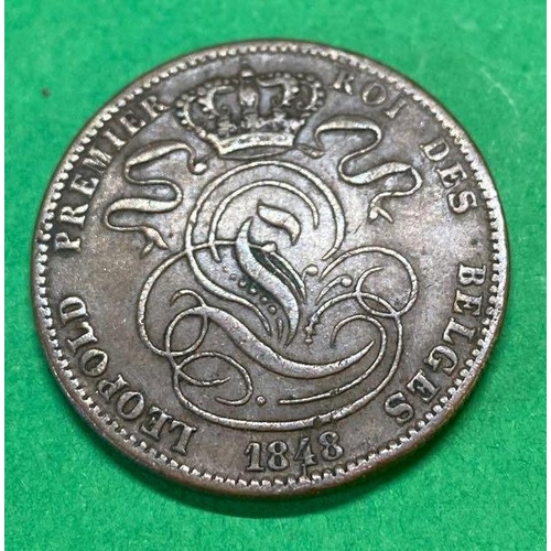 1514 - Belgium 5 cents 1848