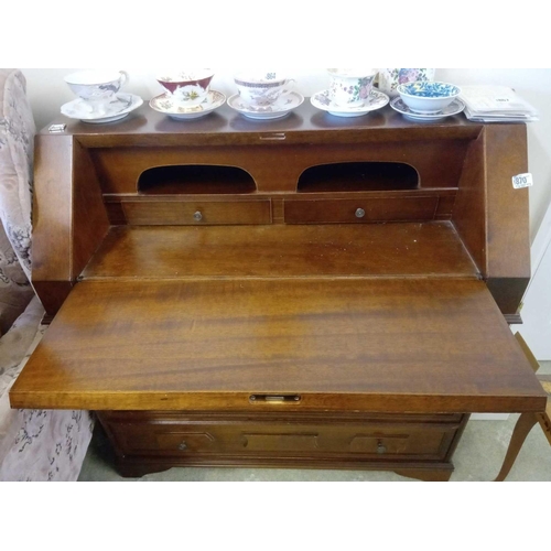 1870 - Continental  style bureau with drawers under