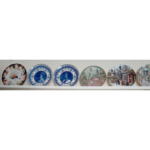 2000 - A shelf with Royal Doulton Dickens type plates to north side