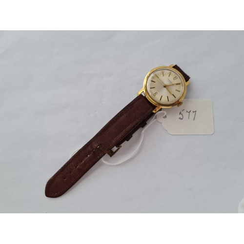 577 - A gents Ingersoll wrist watch with seconds sweep