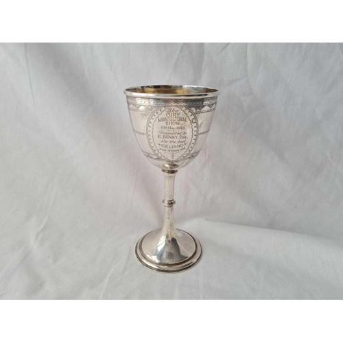 741 - A Victorian goblet for 