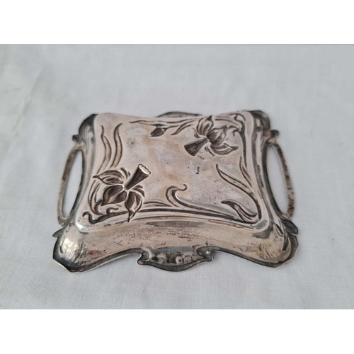 753 - A stylish Art Nouveau pin dish - 4