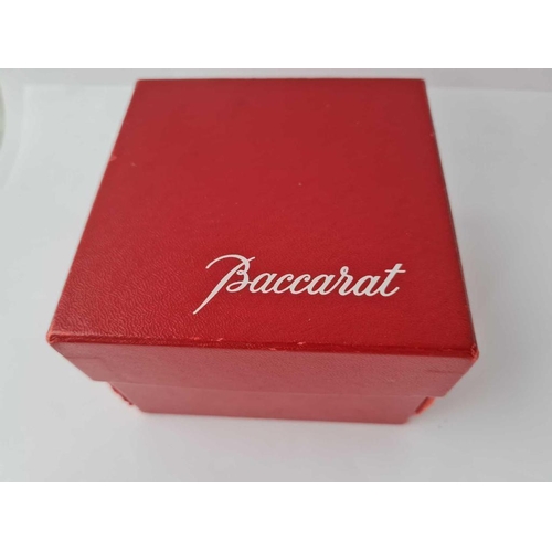 20 - BACCARAT designer 18ct gold and glass COQUILLAGE bangle in original fitted box and certificate