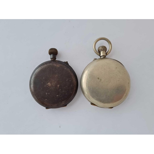 1024 - Two gents metal pocket watches AF