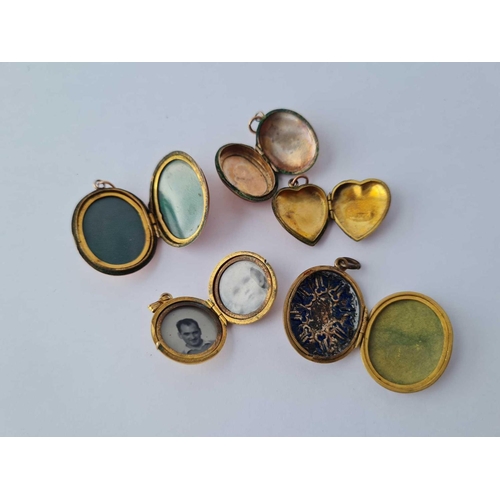 115 - Five assorted lockets