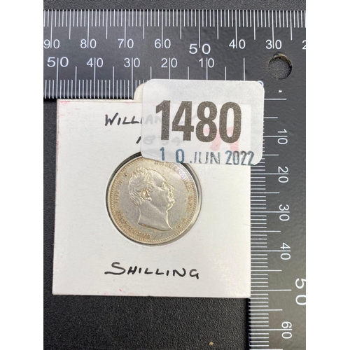 1480 - 1834 Shilling Better Grade