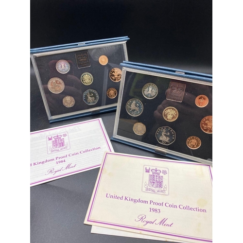 1484 - 1983 and 1984 Proof sets