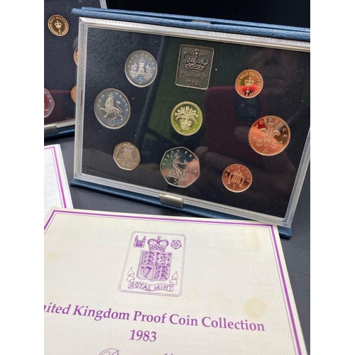 1484 - 1983 and 1984 Proof sets