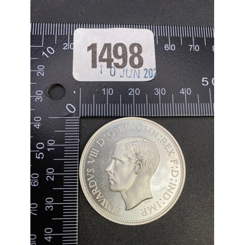 1498 - Australia Edward VIII model sized crown dated 1937