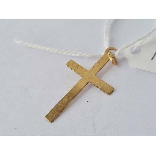 182 - A cross pendant 9ct