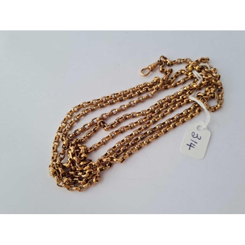 314 - A rolled gold guard chain