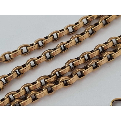 620 - A OLD BELCHER LINK CHAIN (BROKEN) - 11.7 GMS