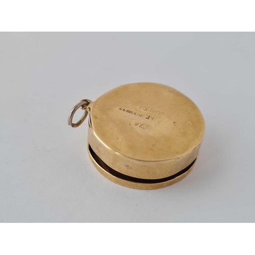 642 - A coin holder 9ct - 4.4 gms