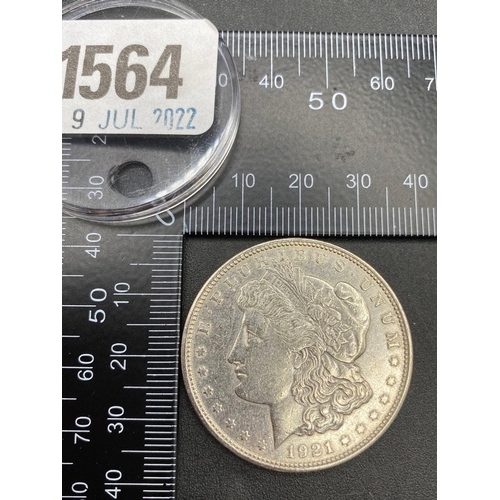 1564 - USA silver dollar 1921