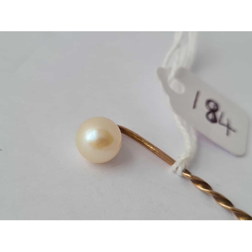 184 - A pearl stick pin