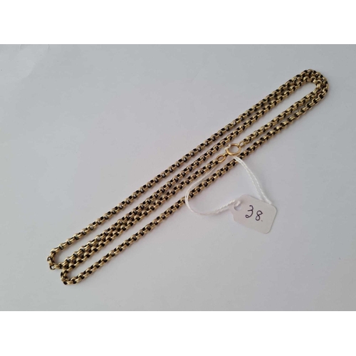 38 - A FANCY NECK CHAIN 26 INCH 9CT � 19.7 GMS