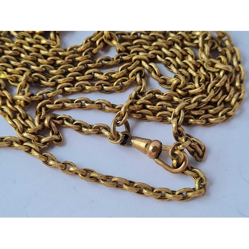 115 - A long metal guard chain