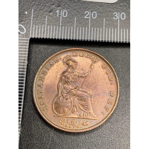 1250 - 1853 half-penny