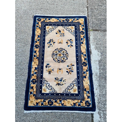 1761 - Blue ground Chinese rug