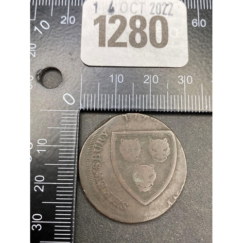 1280 - Misstruck token Shrewbury