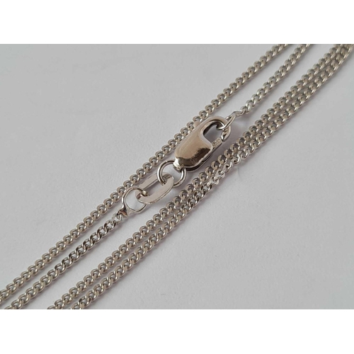 48 - A white gold neck chain, 9ct, 2.1 g.