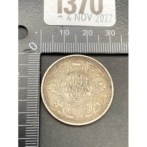 1370 - India Rupee 1917