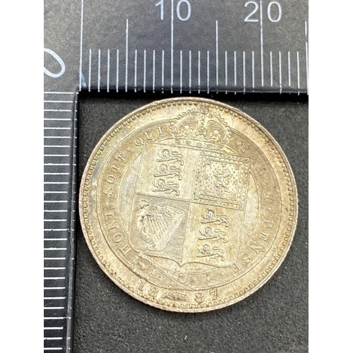 1385 - 1887 shilling good grade