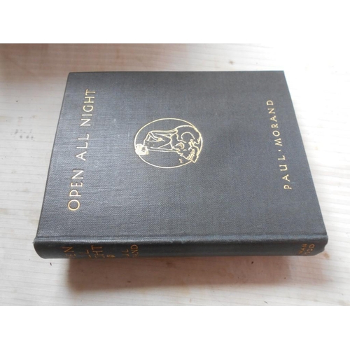 1035 - MORAND, P. Open All Night 1st.ed. 1923, London, 8vo orig. gt. dec. cl. ltd. 275 signed copies