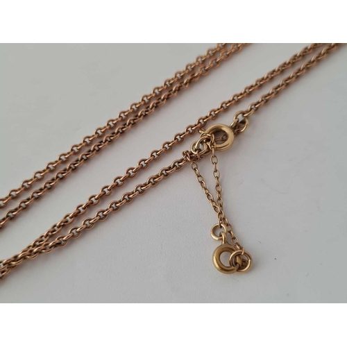 125 - A gold neck chain 9ct 22 inch   5.7 gms