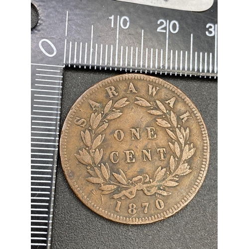 1530 - Sarawak 1 cent 1870