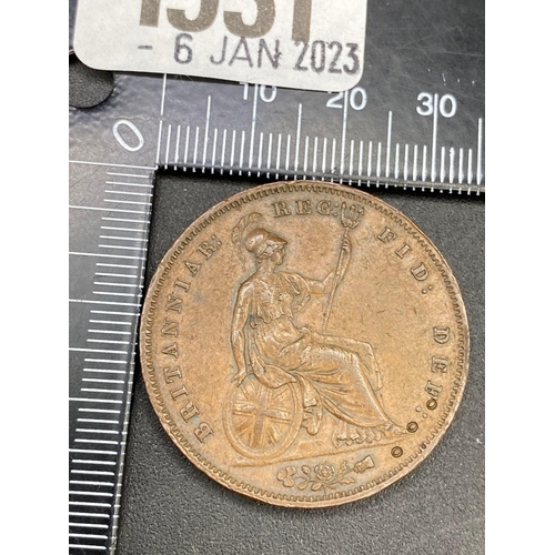 1531 - 1853 penny better grade