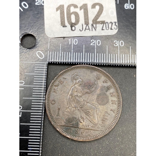 1612 - A Victorian Penny 1862